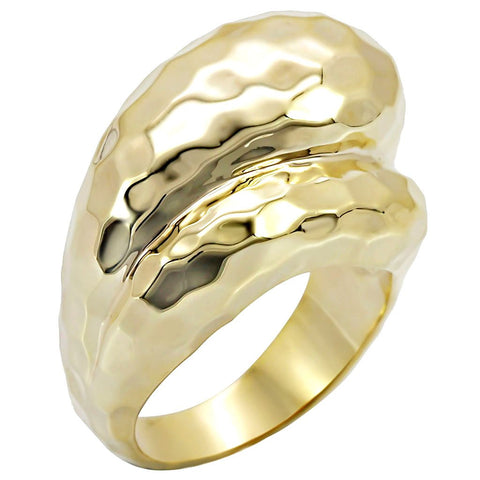 1W036 - Gold Brass Ring with No Stone