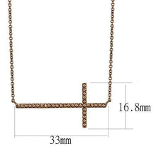 3W1131 - IP Coffee light Brass Chain Pendant with AAA Grade CZ  in Light Coffee