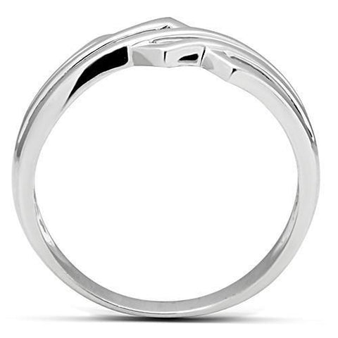 3W163 - Rhodium Brass Ring with No Stone