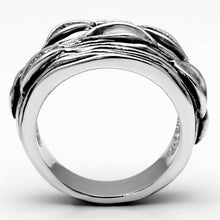 3W188 - Rhodium Brass Ring with No Stone