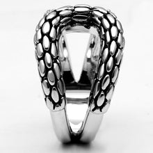 3W202 - Rhodium Brass Ring with AAA Grade CZ  in Clear