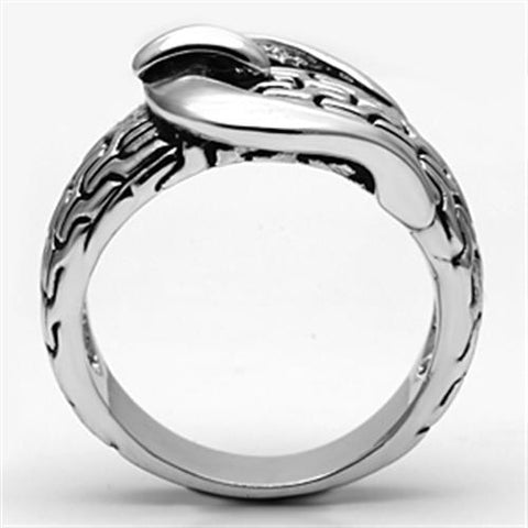 3W238 - Rhodium Brass Ring with No Stone