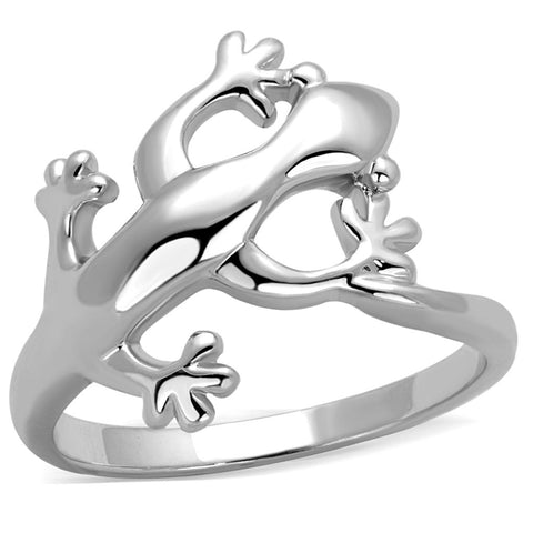 3W858 - Rhodium Brass Ring with No Stone