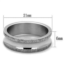 TK1666 - High polished (no plating) Stainless Steel Ring with No Stone