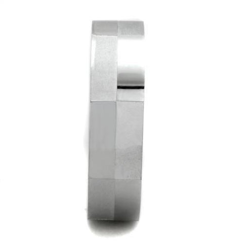 TK1667 - High polished (no plating) Stainless Steel Ring with No Stone