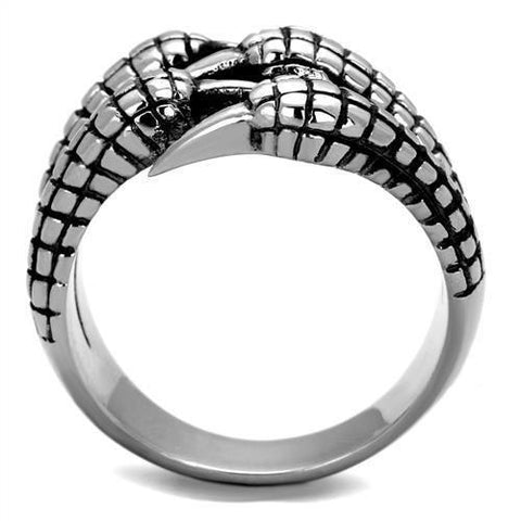 TK1881 - High polished (no plating) Stainless Steel Ring with No Stone