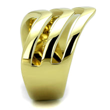 TK2733 - IP Gold(Ion Plating) Stainless Steel Ring with No Stone