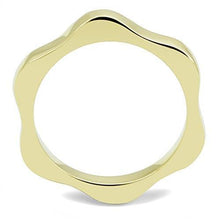 TK3033 - IP Gold(Ion Plating) Stainless Steel Ring with No Stone