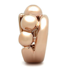 GL158 - IP Rose Gold(Ion Plating) Brass Ring with No Stone