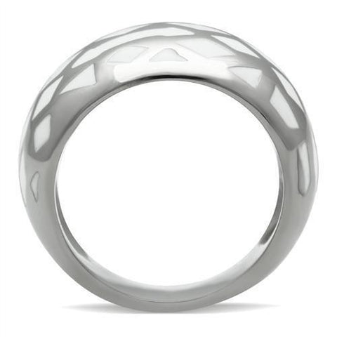 TK216 - High polished (no plating) Stainless Steel Ring with No Stone