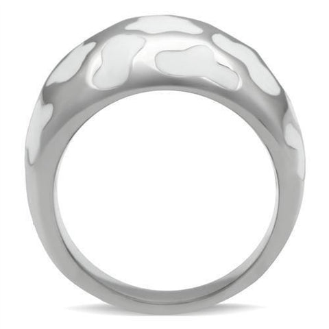 TK217 - High polished (no plating) Stainless Steel Ring with No Stone