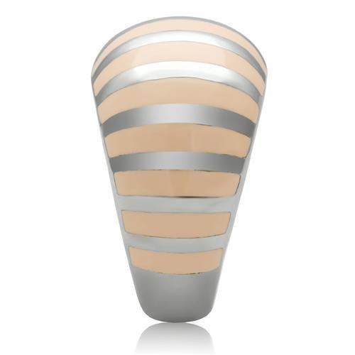 TK223 - High polished (no plating) Stainless Steel Ring with No Stone