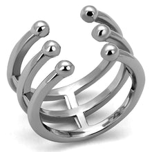 TK2267 - High polished (no plating) Stainless Steel Ring with No Stone