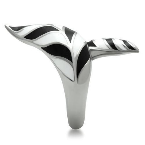 TK227 - High polished (no plating) Stainless Steel Ring with No Stone