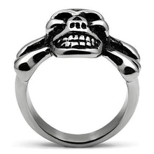 TK474 - High polished (no plating) Stainless Steel Ring with No Stone