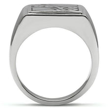 TK482 - High polished (no plating) Stainless Steel Ring with No Stone