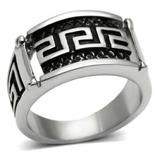 TK584 - High polished (no plating) Stainless Steel Ring with No Stone