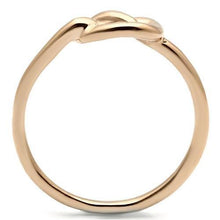 TK630R - IP Rose Gold(Ion Plating) Stainless Steel Ring with No Stone