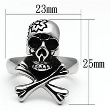 TK667 - High polished (no plating) Stainless Steel Ring with No Stone