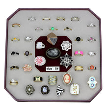 VK-044-SIZE8 - Assorted Brass Ring with Assorted  in Assorted